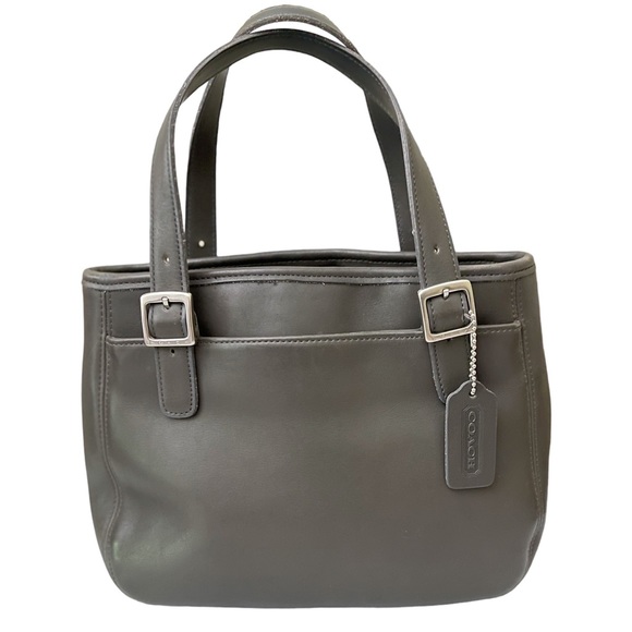 Coach Handbags - Vintage Coach 6007 Grey Chelsea Satchel Handbag Purse